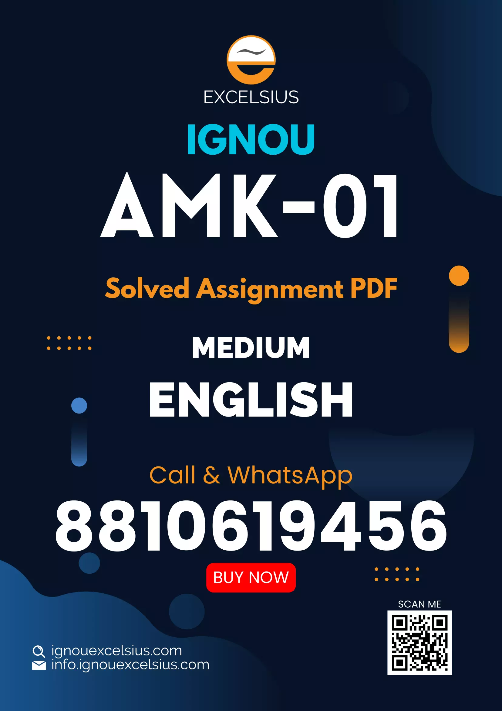 IGNOU AMK-01 Marketing Latest Solved Assignments