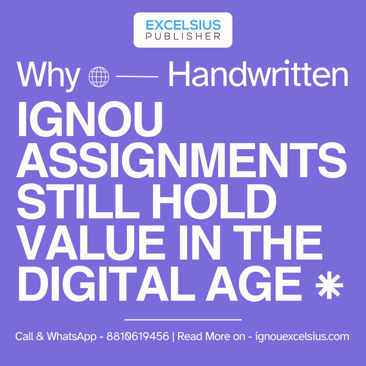Why Handwritten IGNOU Assignments Still Hold Value in the Digital Age