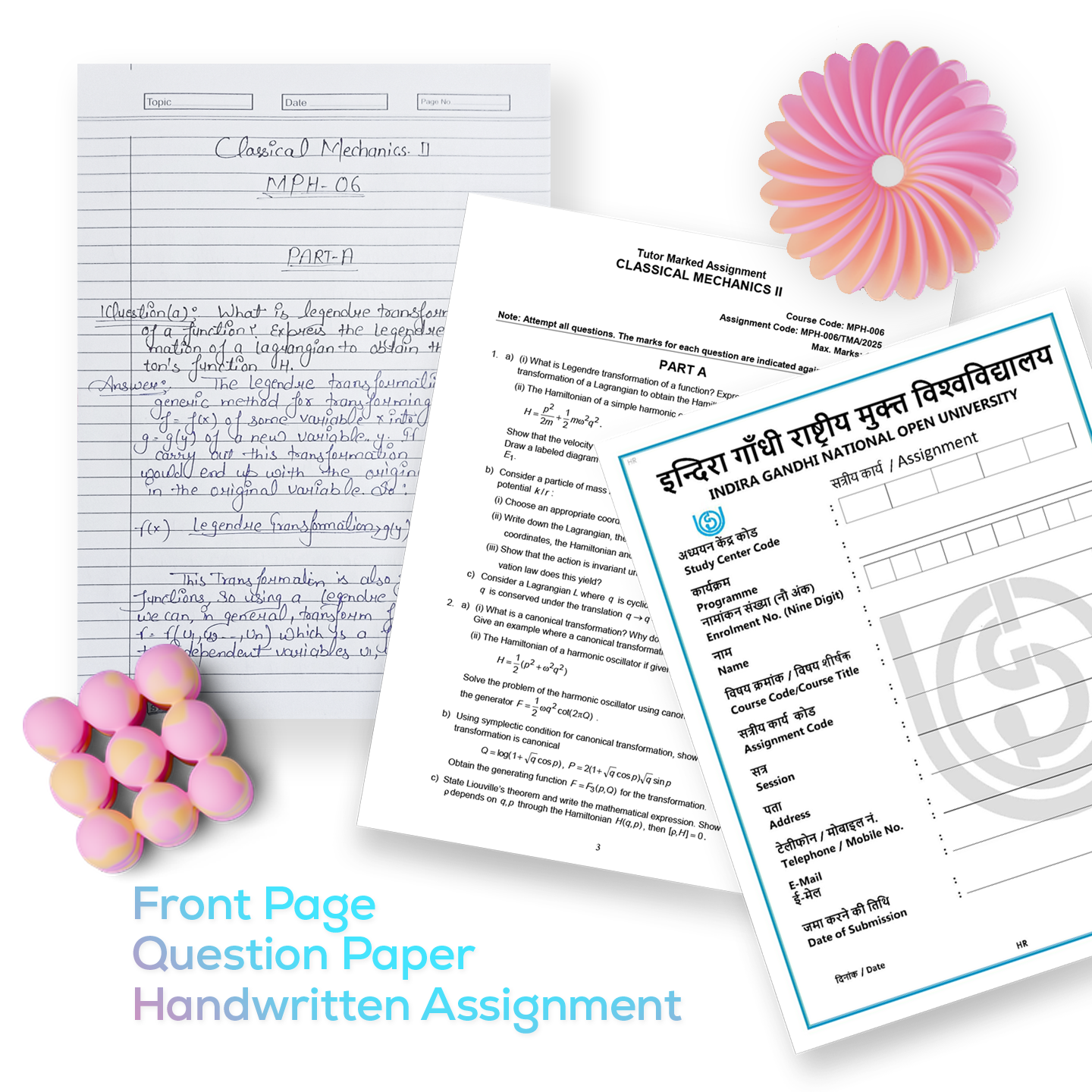 Short on Time? Get Reliable IGNOU Handwritten Scanned Assignment PDFs for Academic Success