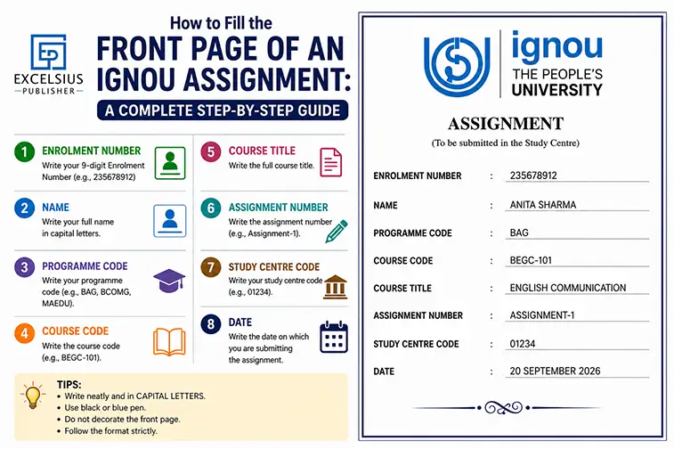 How to Fill the Front Page of an IGNOU Assignment
