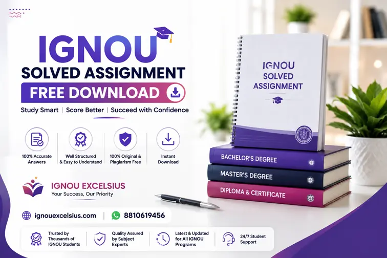 IGNOU Solved Assignment Free Download